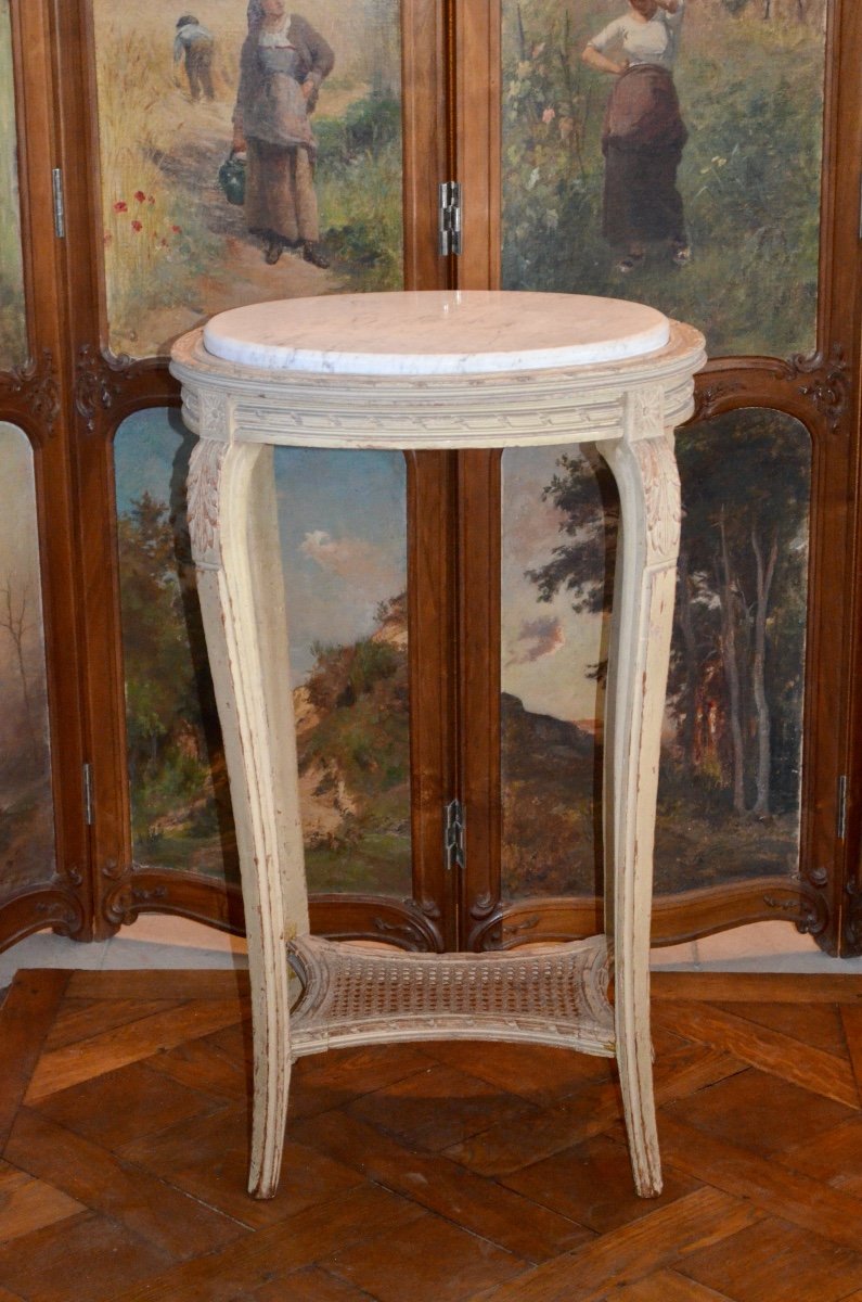 Sellette De Style Louis XVI époque Fin 19eme Siècle 
