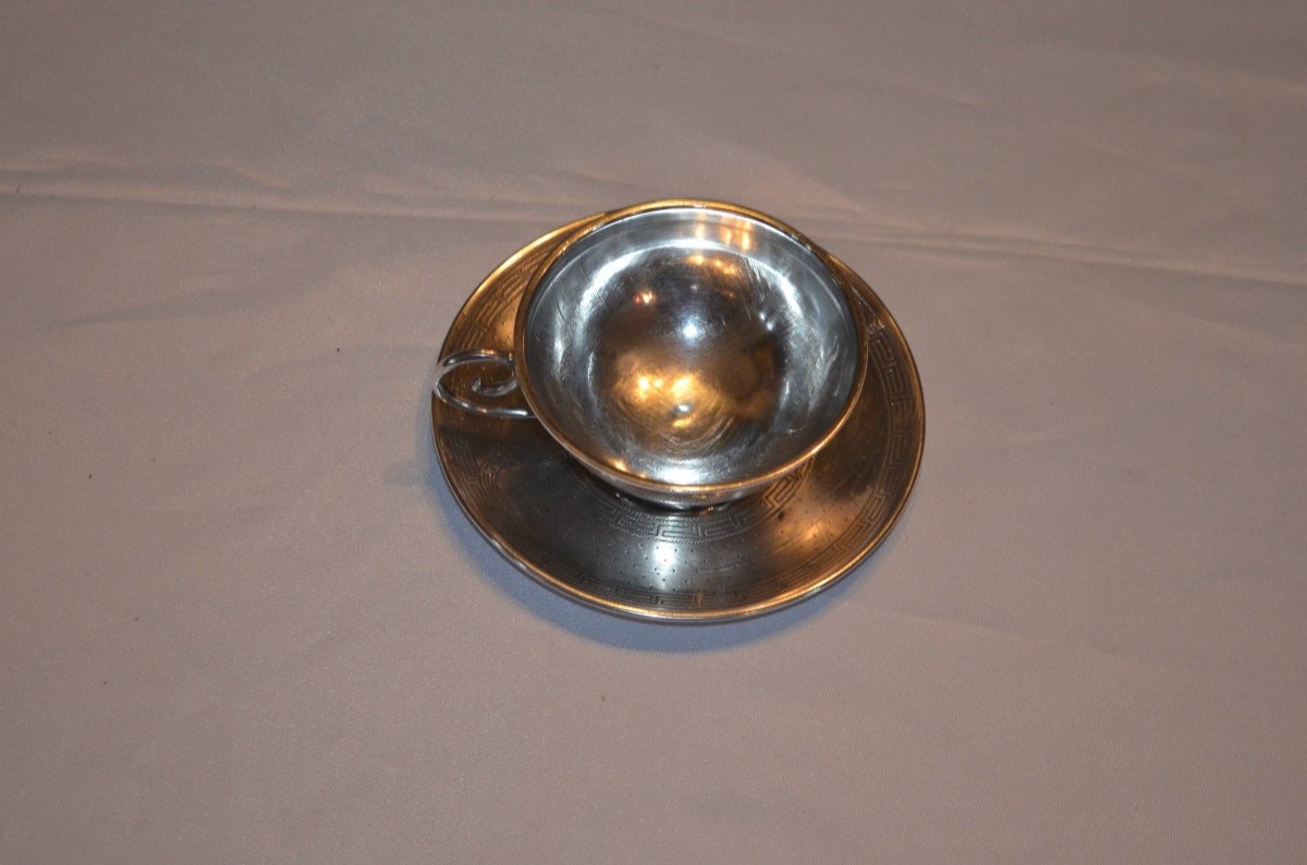 Napoleon III Sterling Silver Coffee Cup-photo-3