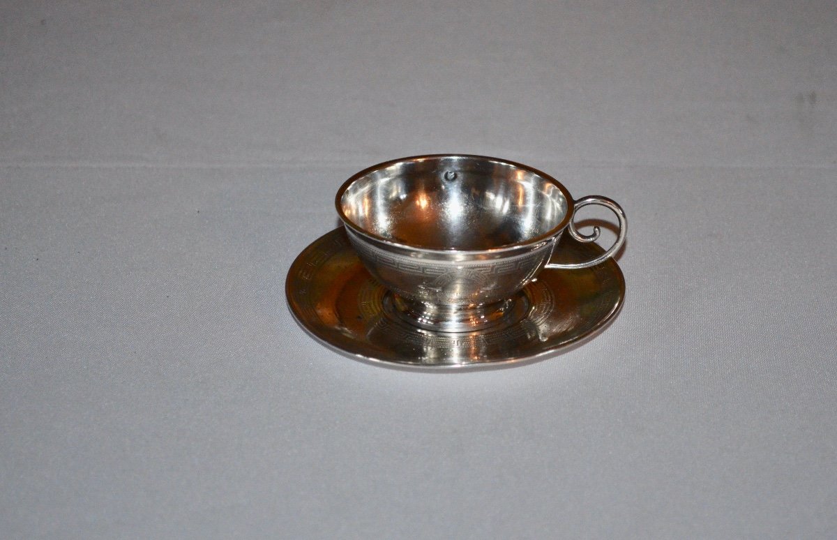 Napoleon III Sterling Silver Coffee Cup