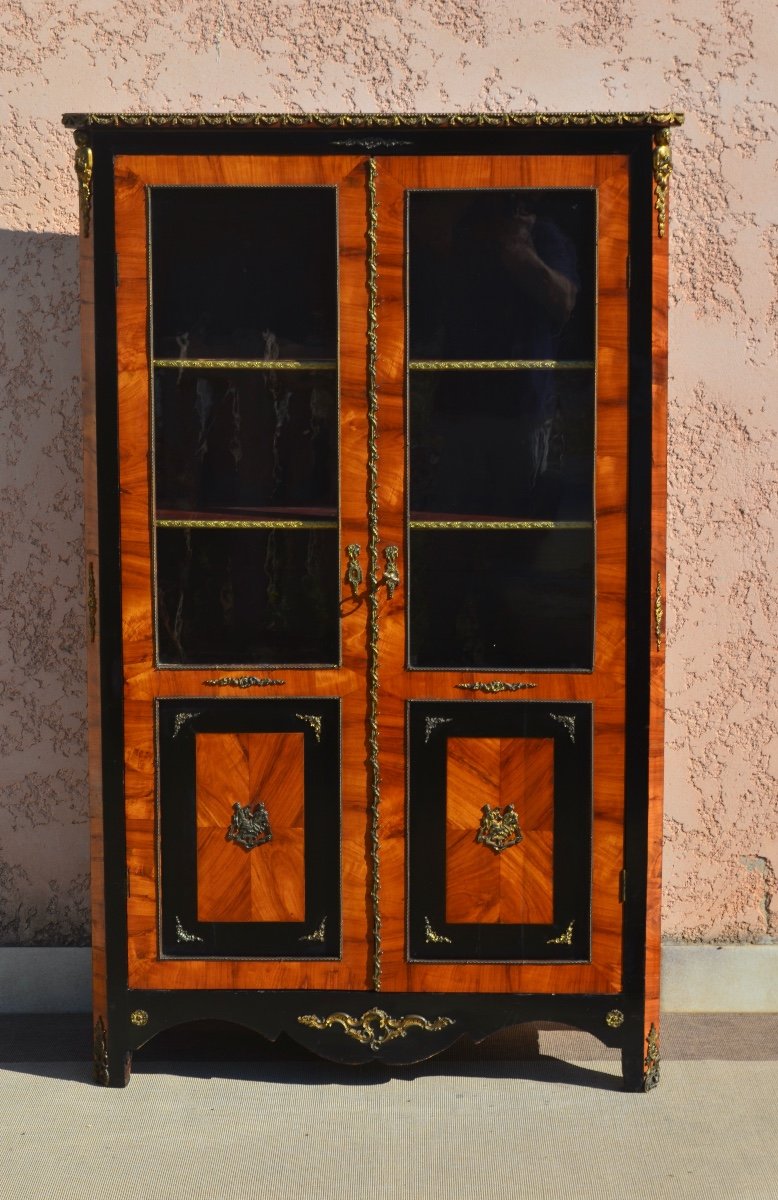 19th Century Marquetry Library