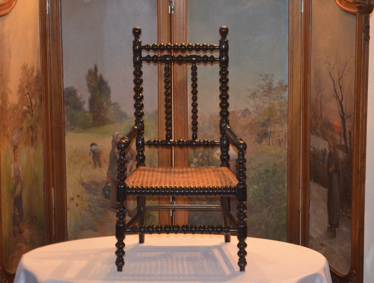 Fauteuil d'Enfant d'époque Napoléon III