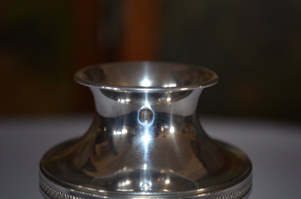 Vase In Sterling Silver Napoleon III-photo-2