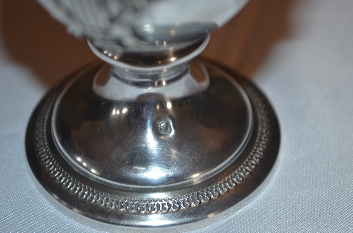 Vase In Sterling Silver Napoleon III-photo-3