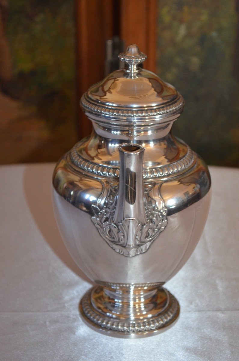 Jug In Sterling Silver 19th Century-photo-2