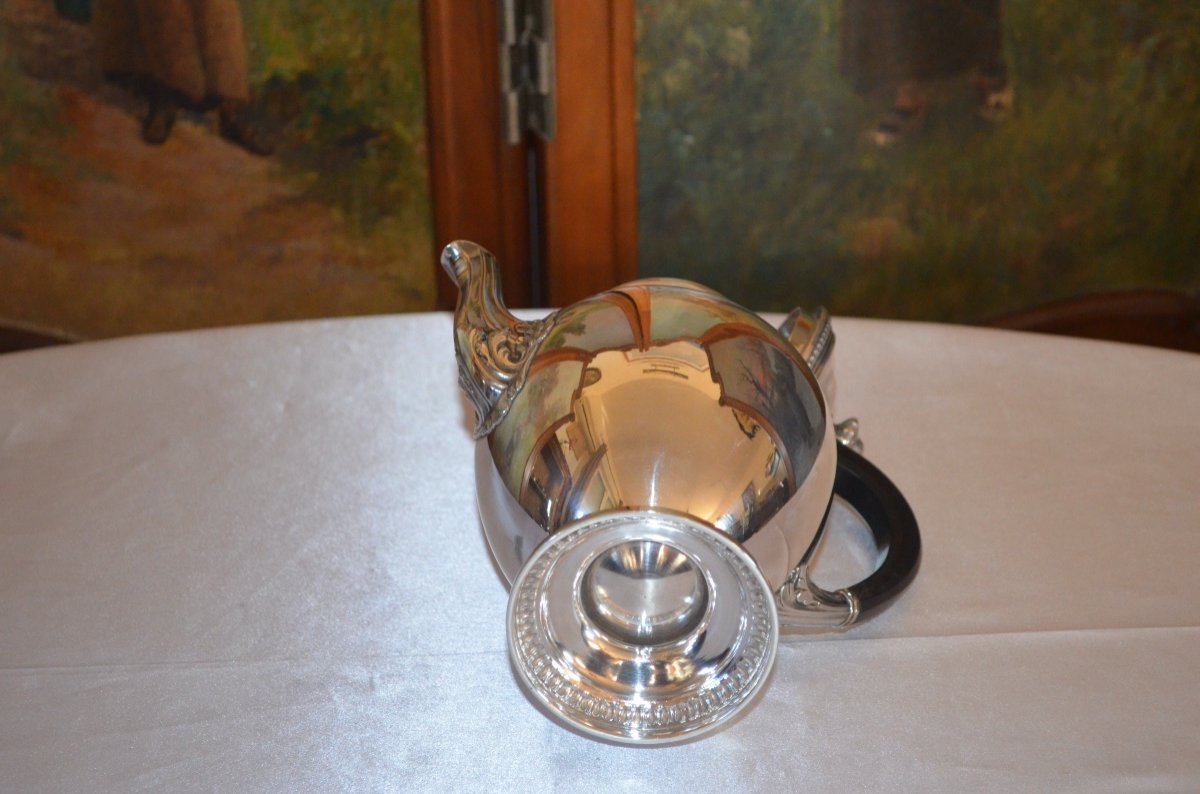 Jug In Sterling Silver 19th Century-photo-4