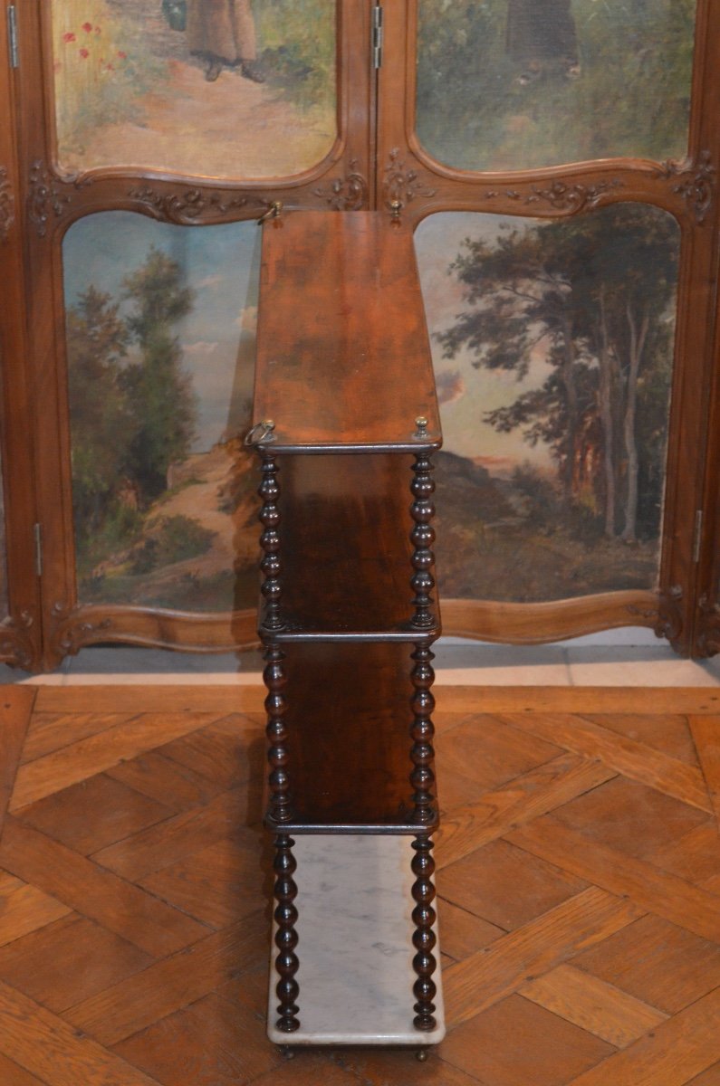 Mahogany Shelves Cabinet Early 19th Century-photo-3