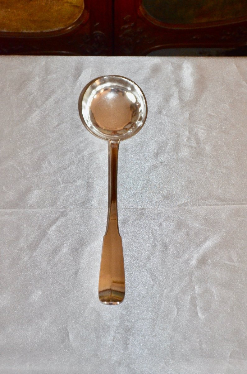 Large Ladle In Sterling Silver Early 19th Century
