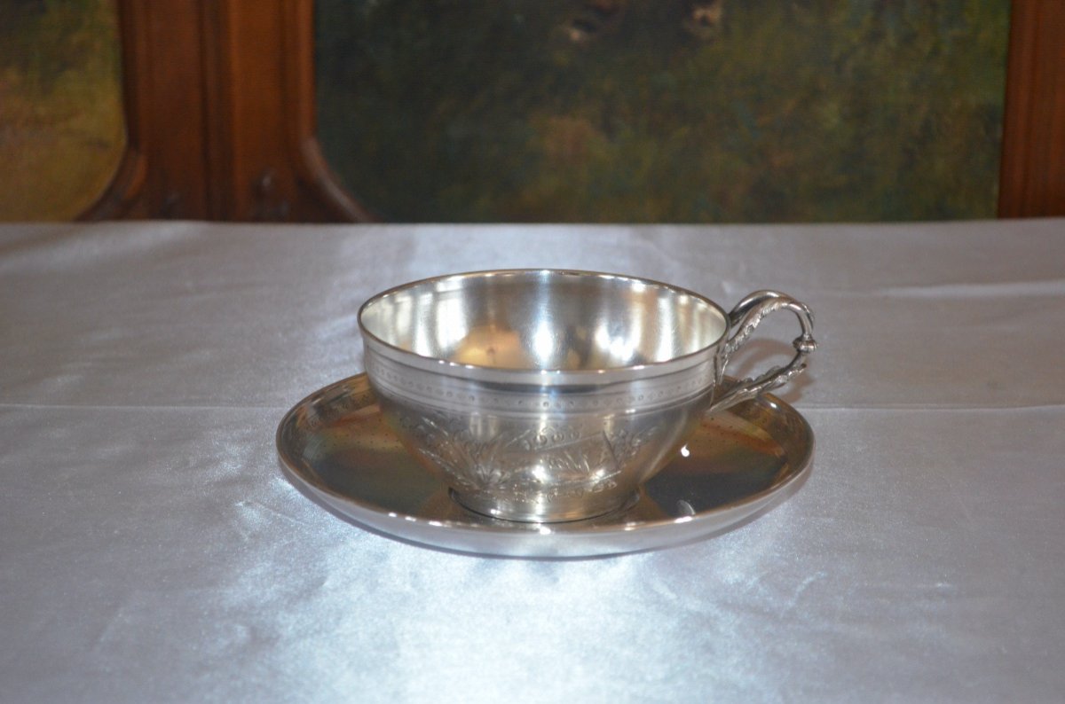 19th Century Sterling Silver Tea Cup-photo-1