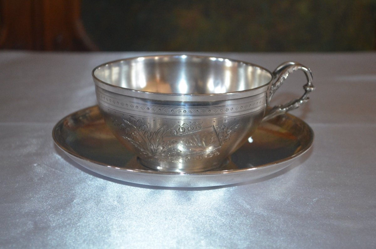 19th Century Sterling Silver Tea Cup