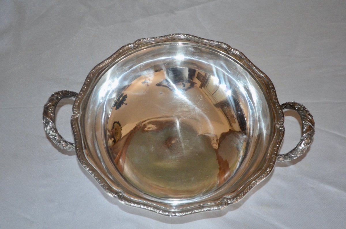 Soup Tureen In Sterling Silver Louis XVI Style 19th Century-photo-4