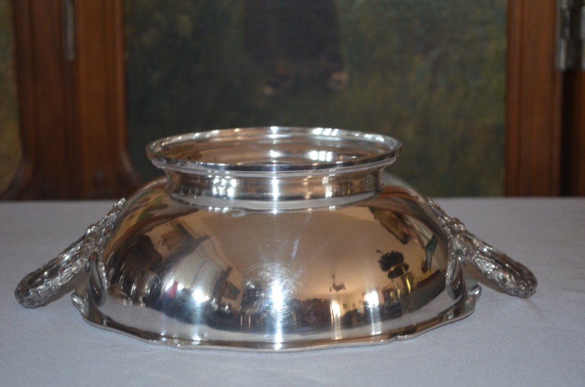 Soup Tureen In Sterling Silver Louis XVI Style 19th Century-photo-1