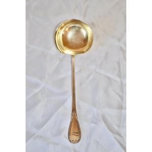 Sauce Spoon In Sterling Silver Late 19th Century