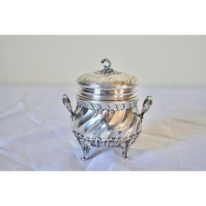 Sugar Bowl In Sterling Silver Late 19th Century