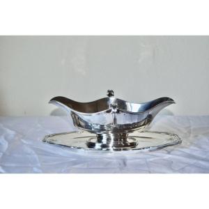 Odiot Sterling Silver Sauce Boat