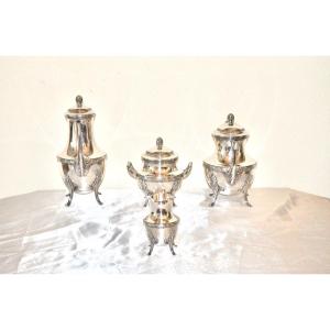 Coffee Service In Sterling Silver By Emile Puiforcat 