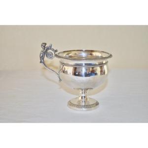 Cup On Pedestal In Sterling Silver, Empire Period