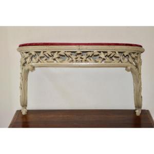 19th Century Painted Wood Wall Console 