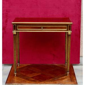 Louis XVI Style Mahogany Desk 19th Century 