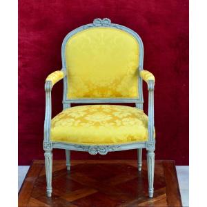 Fauteuil Peint époque Louis XVI 