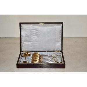 19th Century Silver-gilt Tea Set 