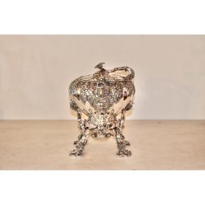 Important samovar en argent massif  début 19eme siècle par ODIOT