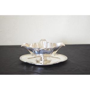 Saucière en argent massif 19eme siècle 