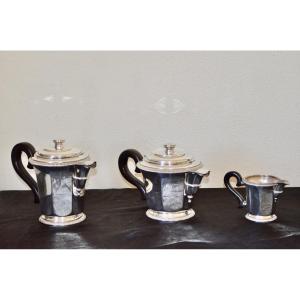 Christofle Art Deco Solid Silver Tea/coffee Set