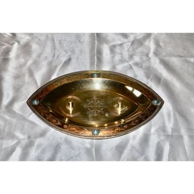 Burette Tray In Vermeil XIXth Century