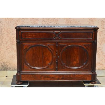 Commode Secrétaire /pantalonnière   à Portes  19eme Siècle