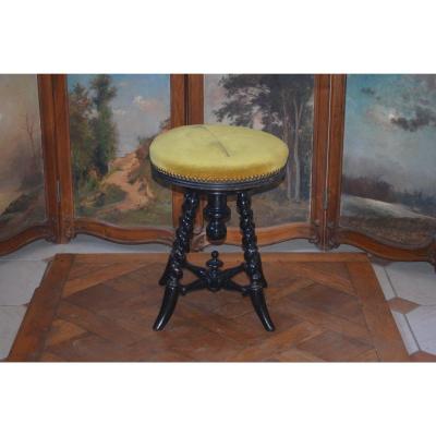 Tabouret De Piano  époque Napoléon III 