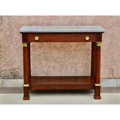 Console In Walnut Empire Period