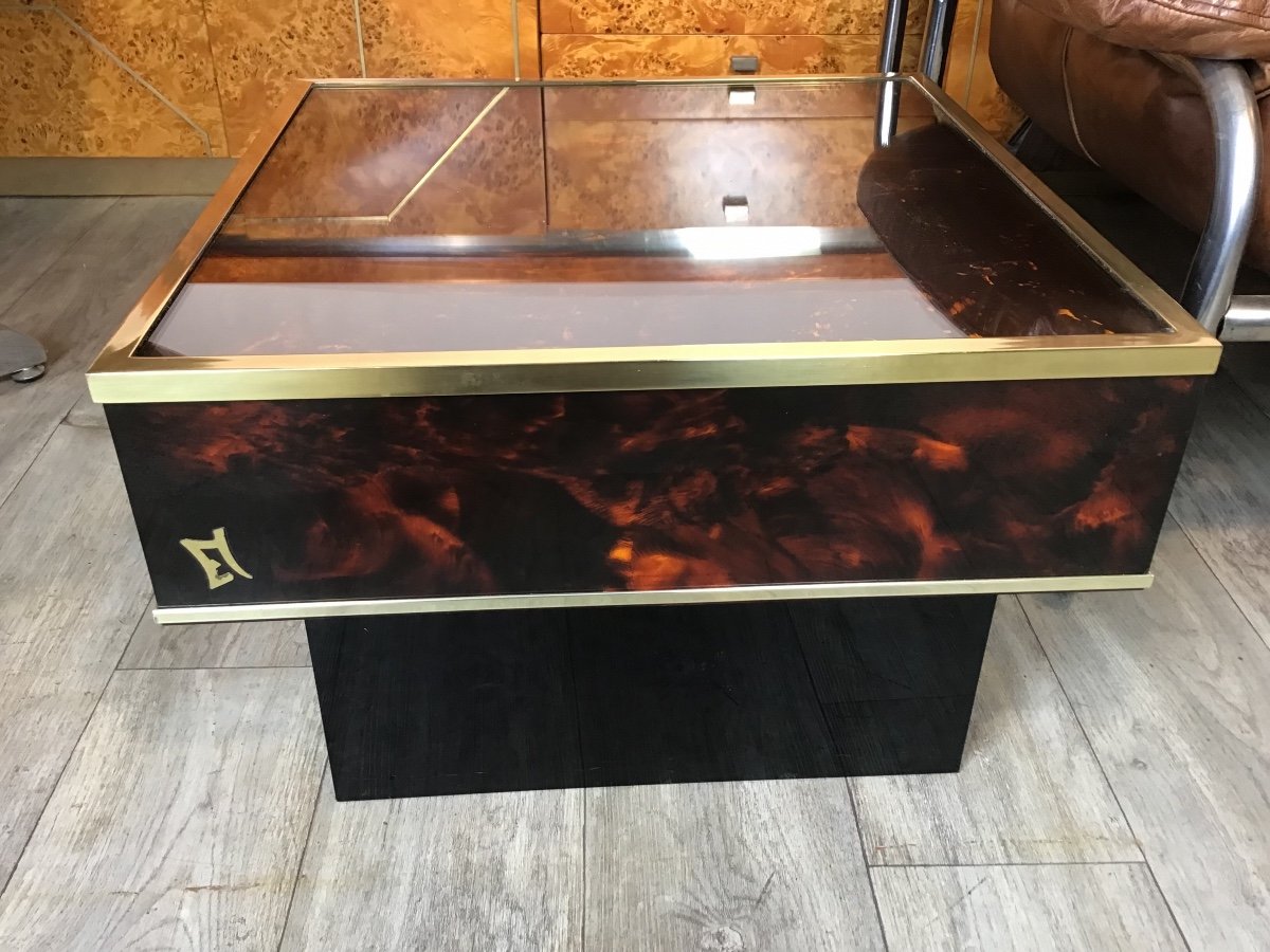 Maison Romeo Bout De Canapé Console Jean Claude Mahey Eric Maville Design Vintage table basse-photo-2