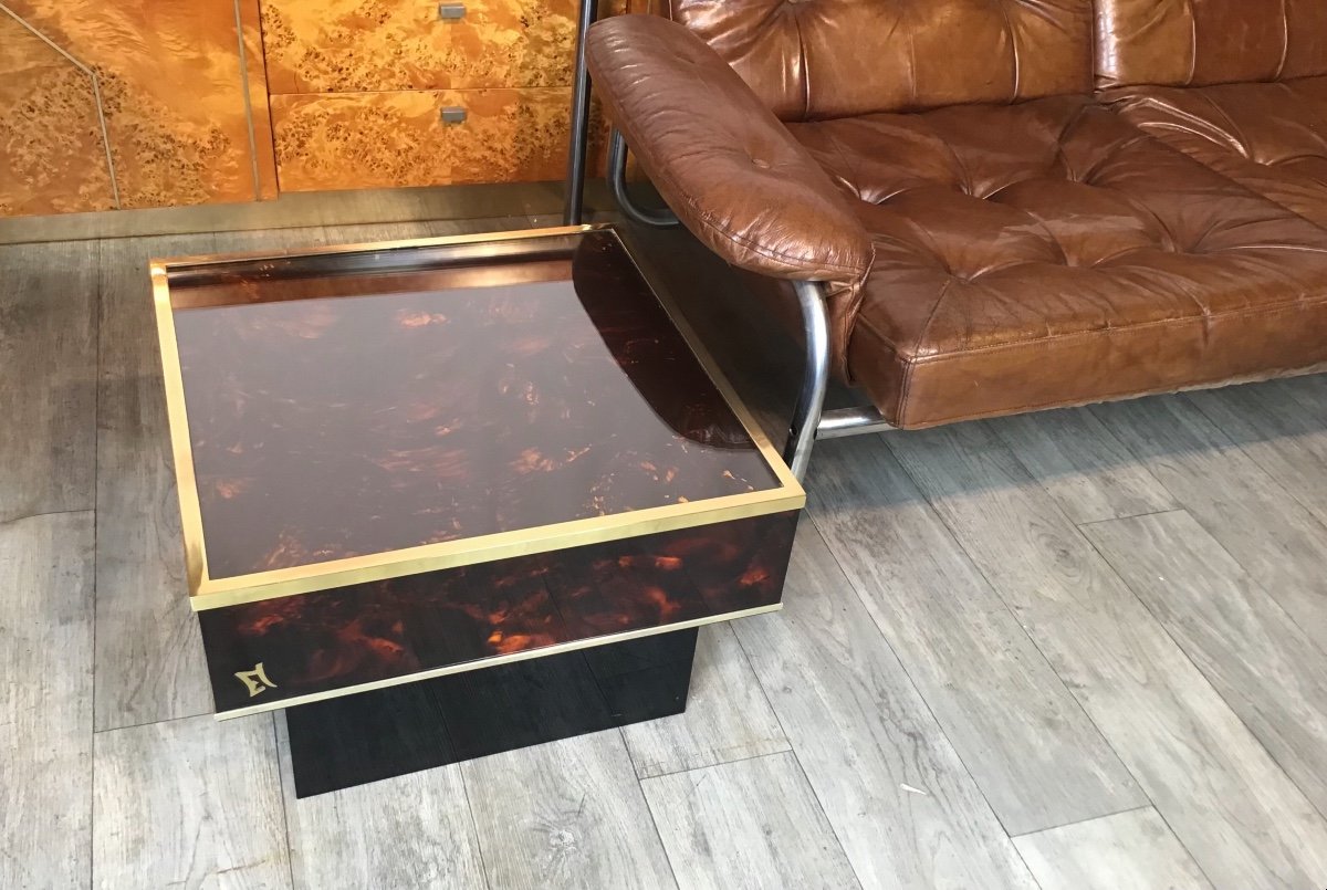 Maison Romeo Bout De Canapé Console Jean Claude Mahey Eric Maville Design Vintage table basse-photo-3