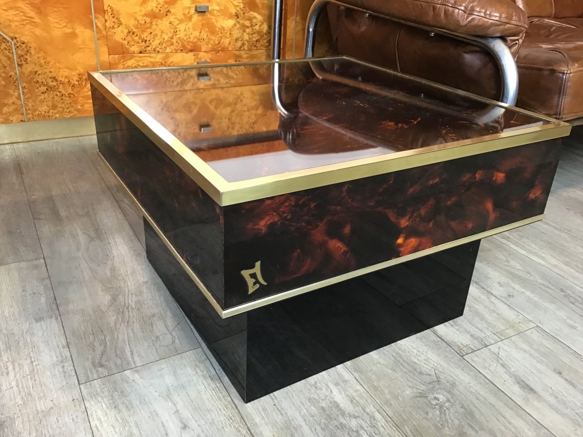 Maison Romeo Bout De Canapé Console Jean Claude Mahey Eric Maville Design Vintage table basse-photo-4