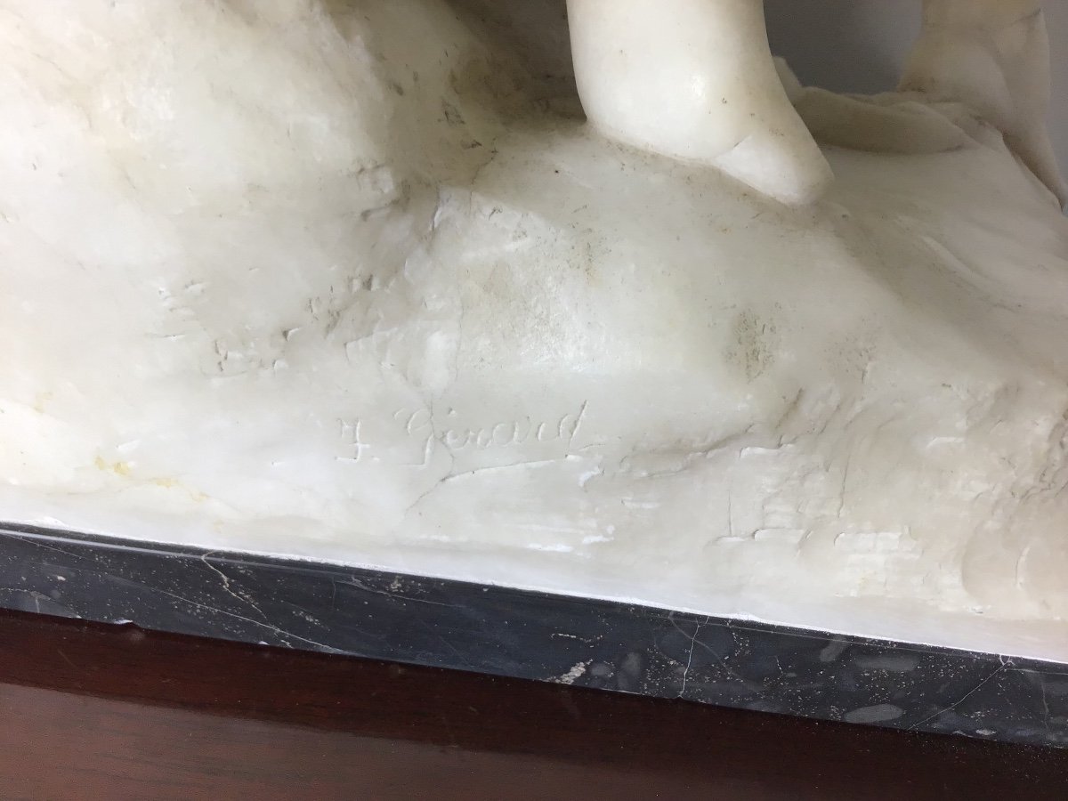 Joseph Gerard sculpture Marbre Blanc -photo-3