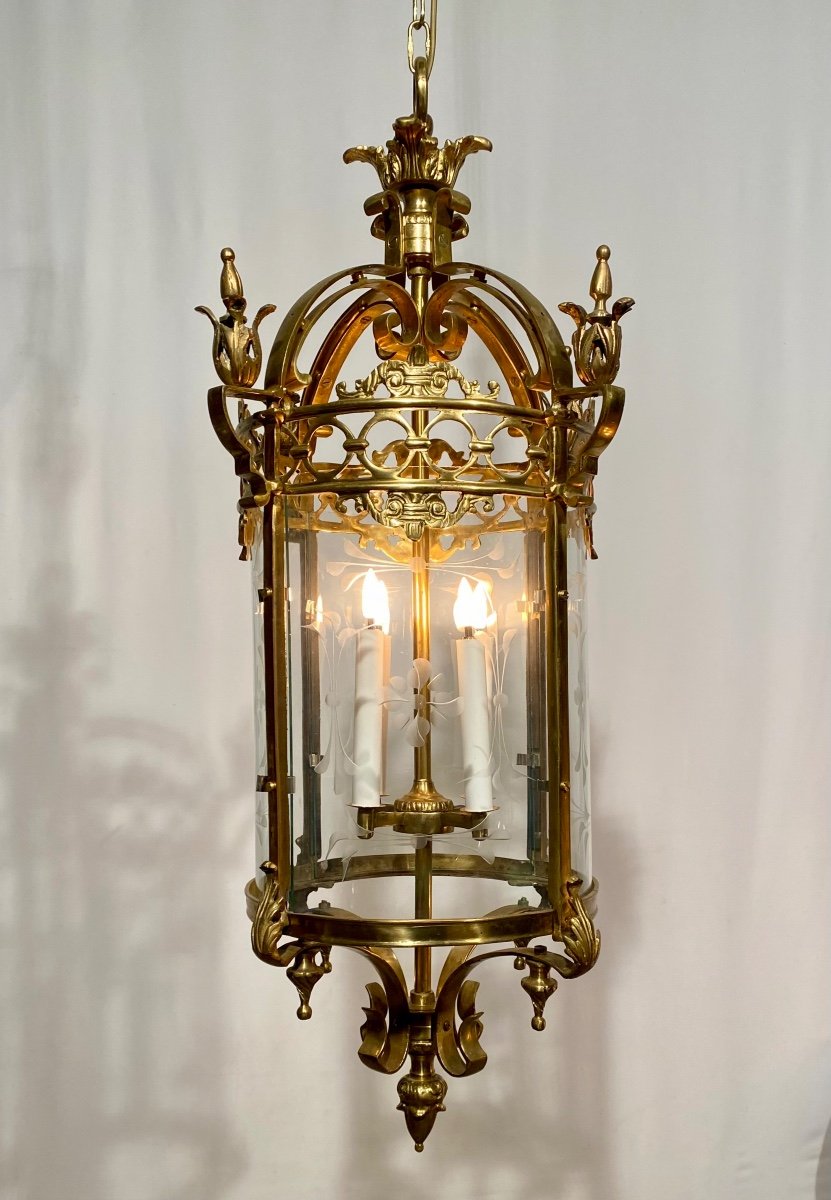 Large Lanterns Chandeliers Wall Lights Solid Bronze 4 Lights Louis XVI-photo-5
