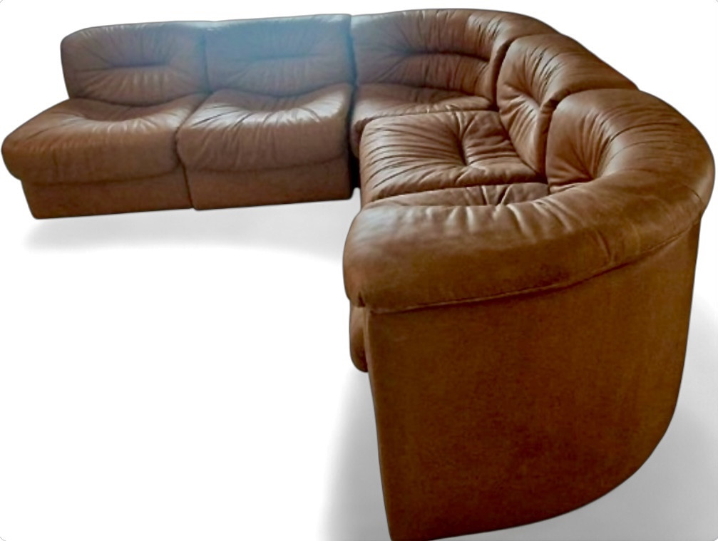 De Sede Leather Sofa In 5 Elements Modular Sofa Ds14 Series -photo-2