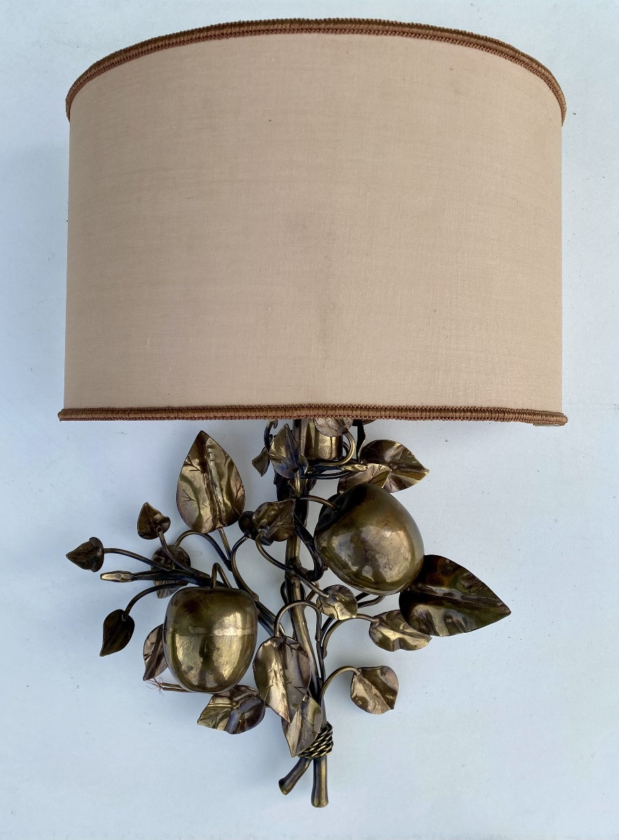 Jansen Bronze Apple Branch Wall Light -photo-4