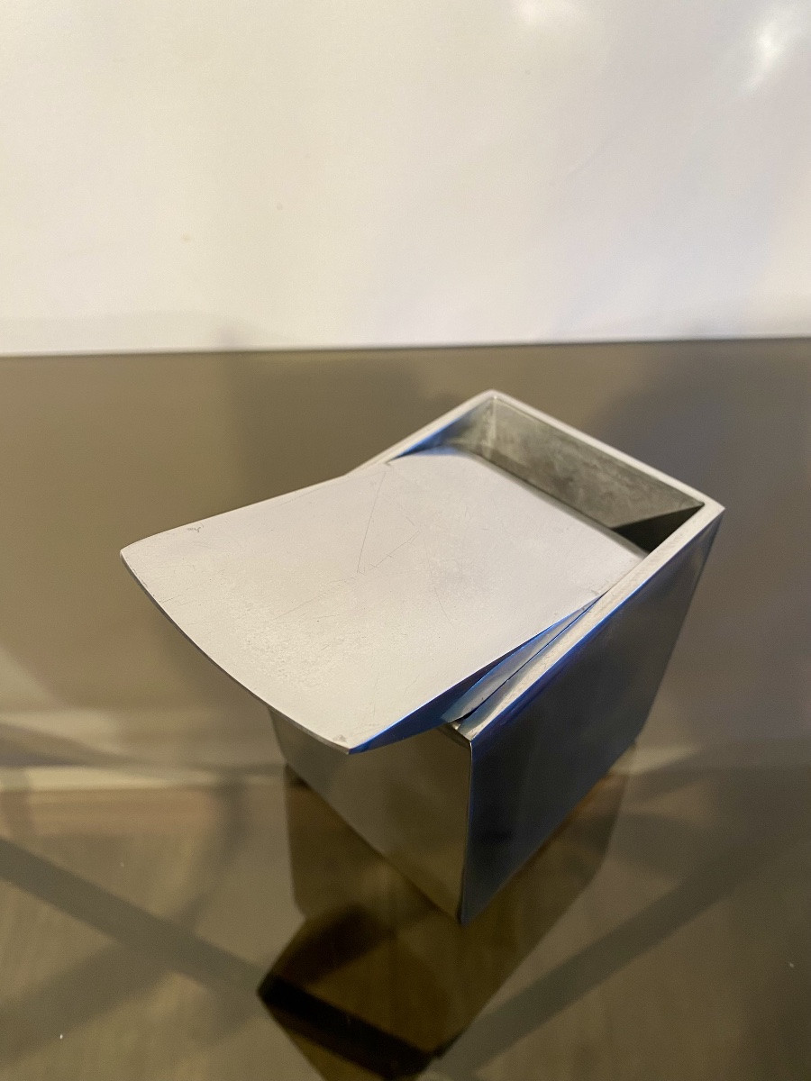 Philippe Starck Ray Hollis édition XO 1986 cendrier fonte d’aluminium -photo-3