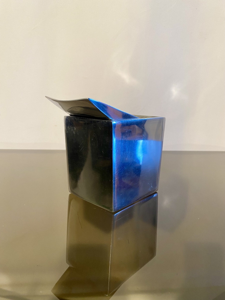 Philippe Starck Ray Hollis édition XO 1986 cendrier fonte d’aluminium -photo-4