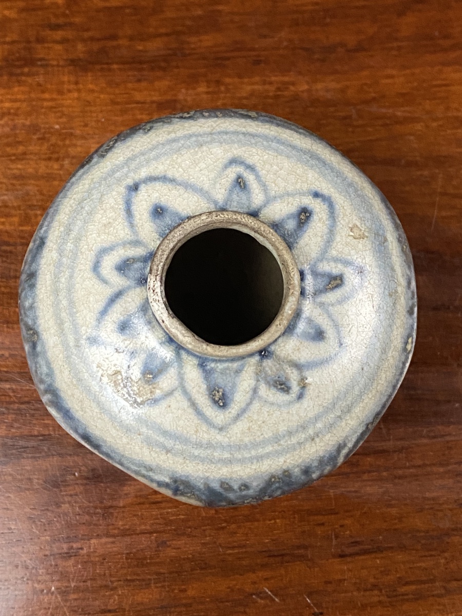 Vietnam: Art Of Annam, Lê Dynasty, Ca. 15th–16th Century, Blue-and-white Ceramic Jarlet-photo-5