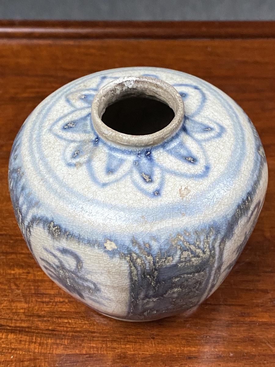 Vietnam: Art Of Annam, Lê Dynasty, Ca. 15th–16th Century, Blue-and-white Ceramic Jarlet-photo-6