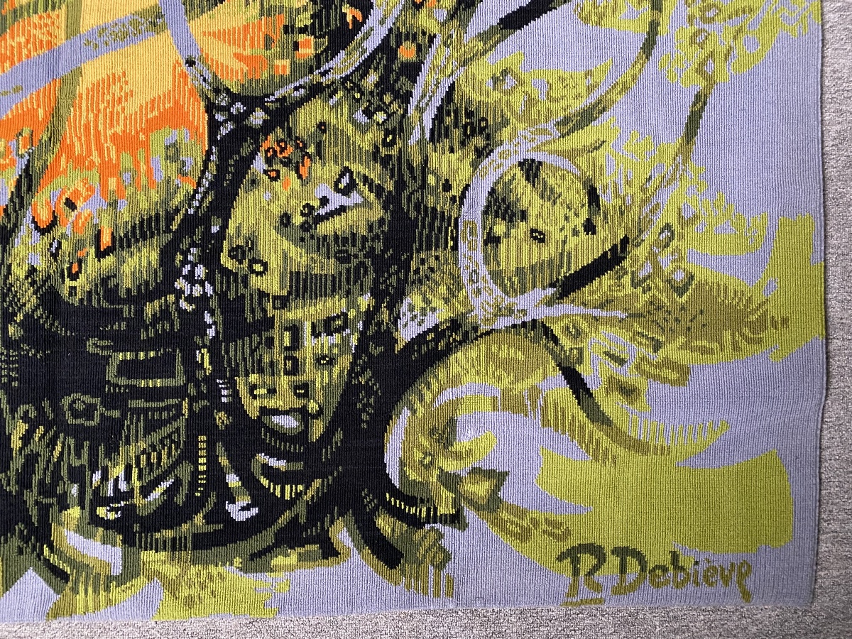 Robert Debiève (1925–2018) “pinède,” A Major Jacquard Tapestry, 1978-photo-3
