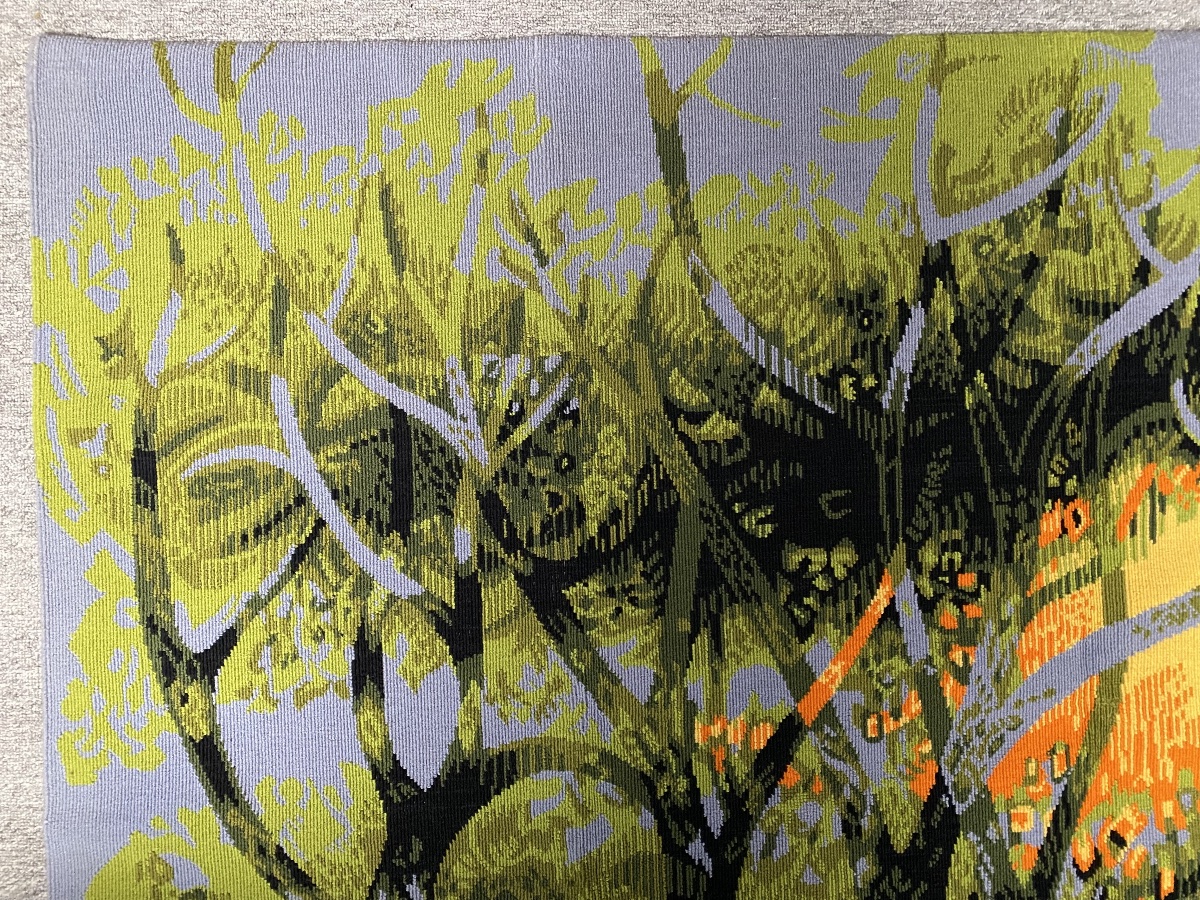 Robert Debiève (1925–2018) “pinède,” A Major Jacquard Tapestry, 1978-photo-4