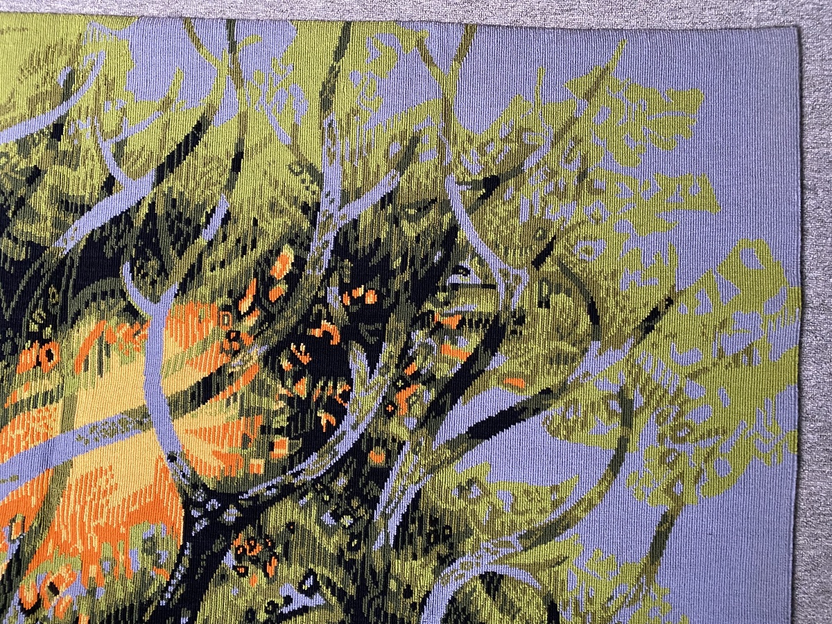 Robert Debiève (1925–2018) “pinède,” A Major Jacquard Tapestry, 1978-photo-1