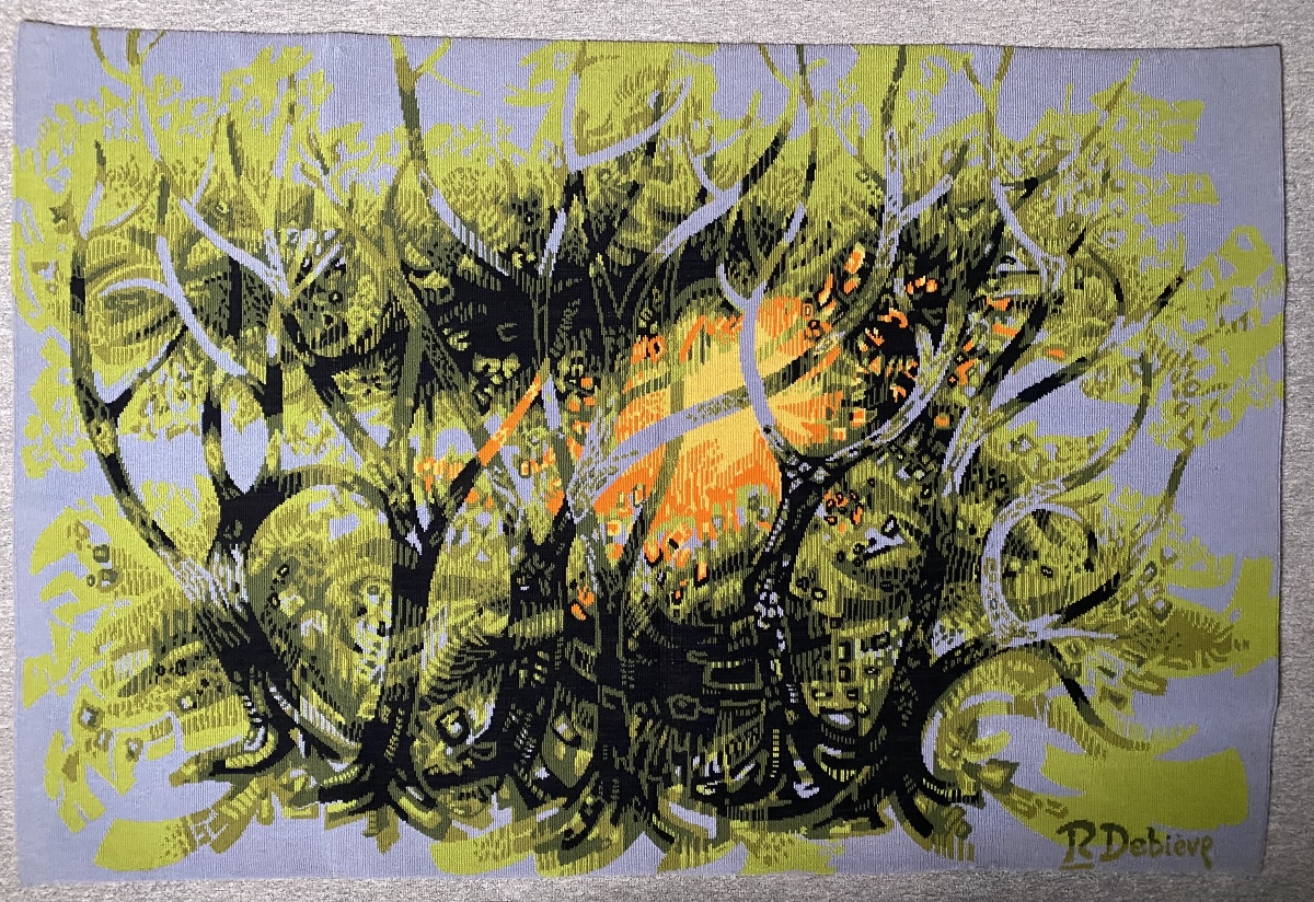 Robert Debiève (1925–2018) “pinède,” A Major Jacquard Tapestry, 1978