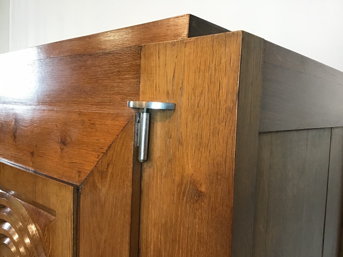 Jacques Mottheau Enfilade Moderniste Néo-régionaliste Bretagne 1940 Buffet-photo-2