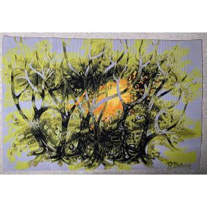 Robert Debiève (1925–2018) “pinède,” A Major Jacquard Tapestry, 1978