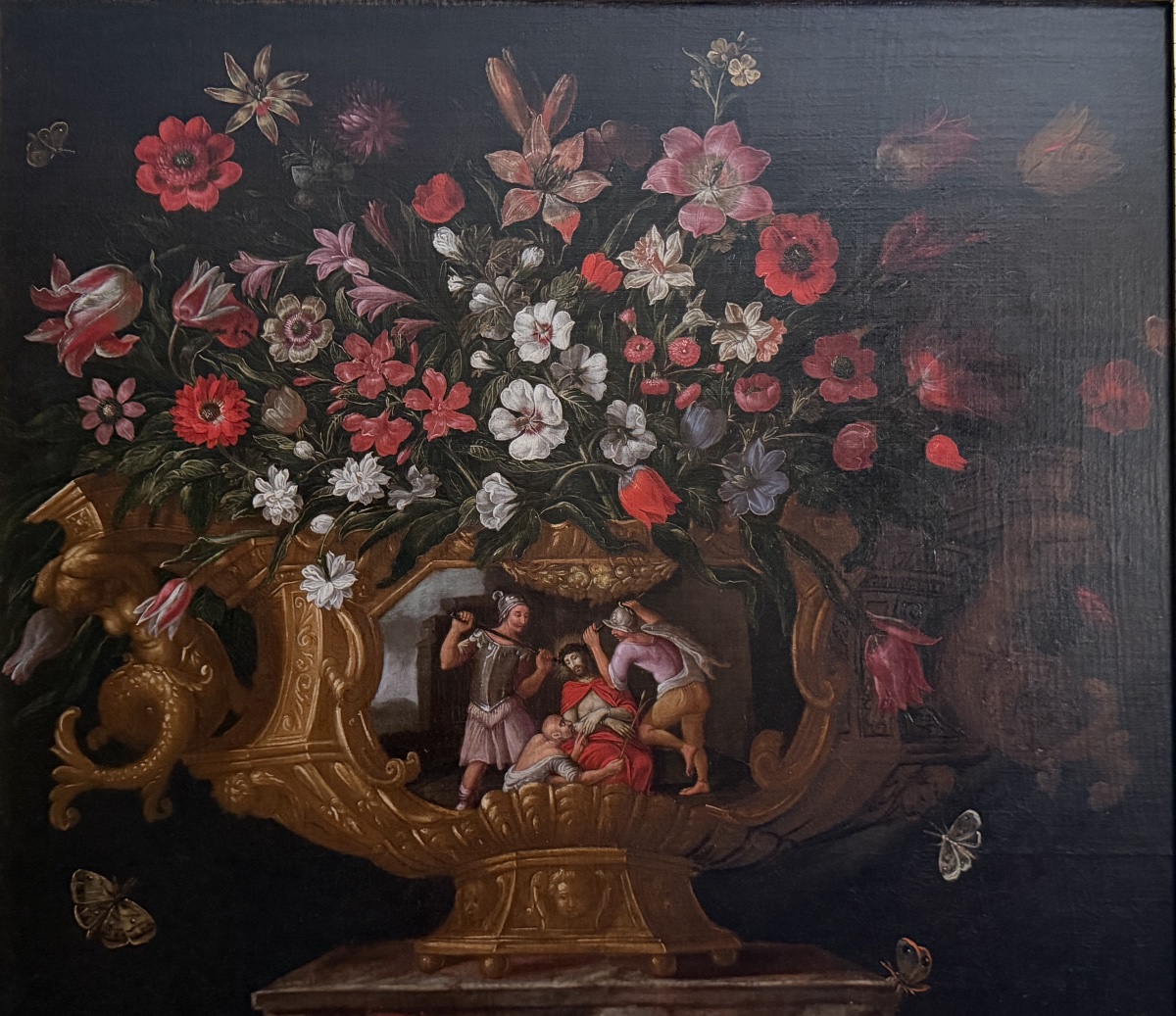 Still Life With Flowers – Attributed To The Master Of The Grotesque Vases – 17th Century