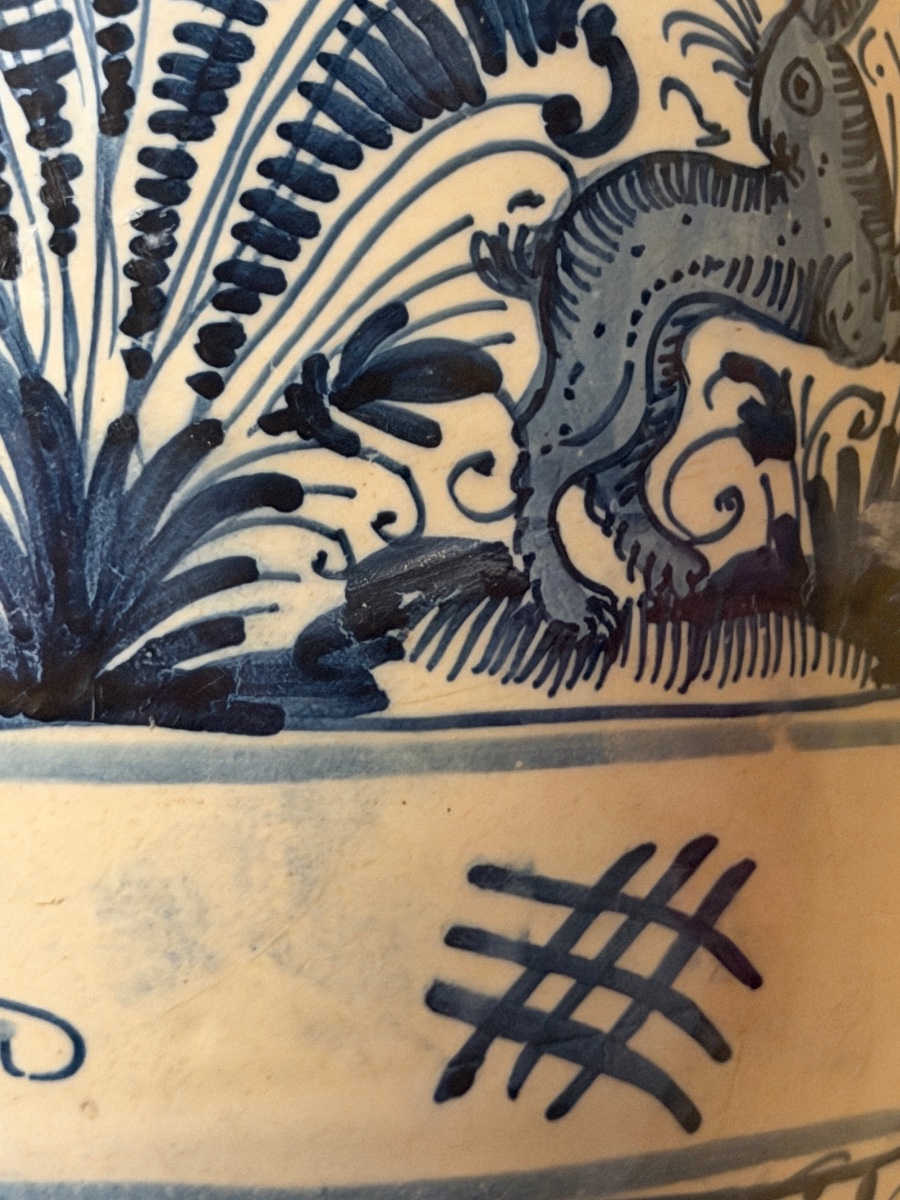 Vase d’apothicaire en faïence, Deruta, période calligraphique, fin du XVIe – début du XVIIe -photo-2